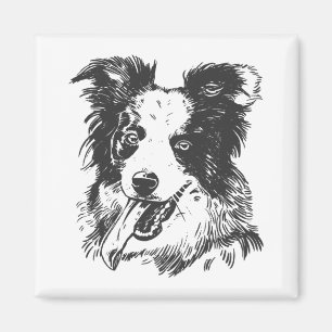 Border Collie Hond - Aussie Liefhebber Magneet