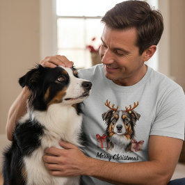 Border Collie hond - Border Rendier T-shirt