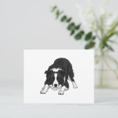 Border Collie Hond Feestdagenkaart (Staand voorkant)