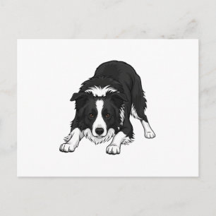 Border Collie Hond Feestdagenkaart