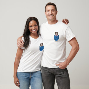 Border Collie hond in de zak T-shirt