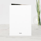 Border Collie-hond in Halloween-kostuum  Kaart (Achterkant)