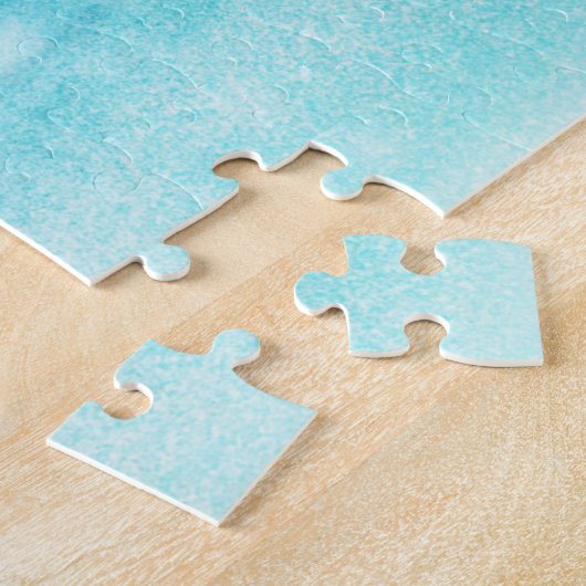 Border Collie Hond Kerstmis Kerstman Levering Truc Legpuzzel (Zijkant)