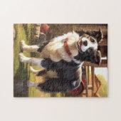 Border Collie Hond Legpuzzel (Horizontaal)