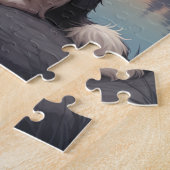 Border Collie hond Legpuzzel (Zijkant)