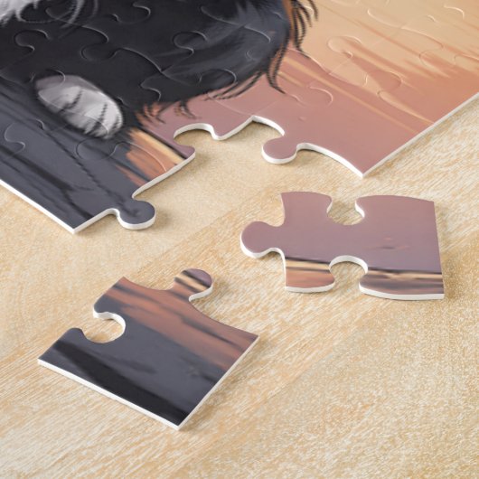 Border Collie Hond Legpuzzel (Zijkant)