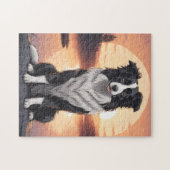 Border Collie Hond Legpuzzel (Horizontaal)