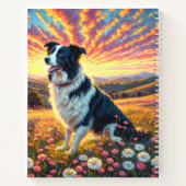 Border Collie Hond Notitieboek (Achterkant)