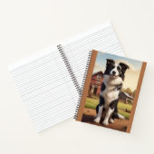 Border Collie Hond Notitieboek (Binnen)