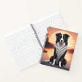 Border Collie Hond Notitieboek (Binnen)