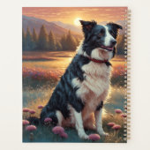 Border Collie Hond Planner (Achterkant)