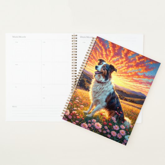 Border Collie Hond Planner (Display)