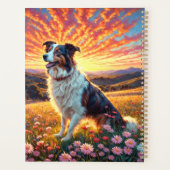 Border Collie Hond Planner (Achterkant)