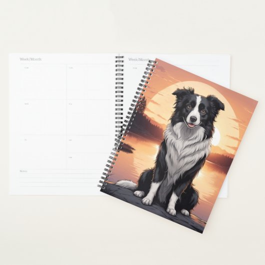 Border Collie Hond Planner (Display)