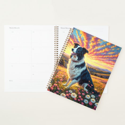 Border Collie Hond Planner (Display)
