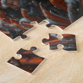 Border Collie Hond Roller Coaster Kerstmis Legpuzzel (Zijkant)