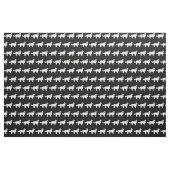 Border Collie hond silhouet huisdier Stof (Fat Quarter)