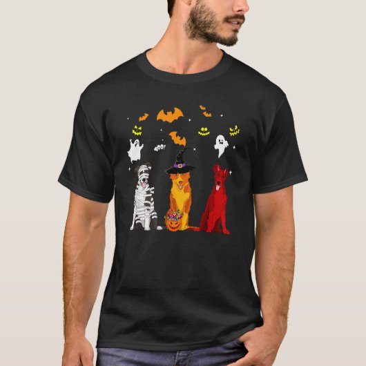 Border Collie-hond T-shirt (Voorkant)
