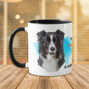 Border Collie Hond Trouwe Vriend Mok