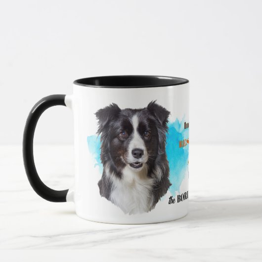 Border Collie Hond Trouwe Vriend Mok (Links)