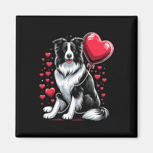 Border Collie Hond Valentijnsdag Hondeneigenaar Va Magneet