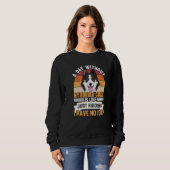 Border Collie-hond voor Border Collie-eigenaar 1 Trui (Voorkant volledig)