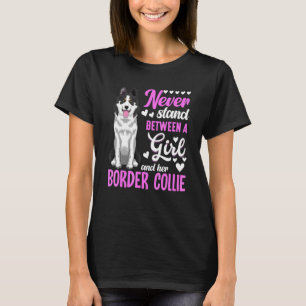 Border Collie Hond Voor Border Collie Eigenaar Voo T-shirt
