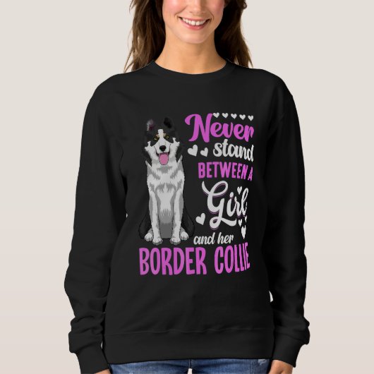 Border Collie-hond voor Border Collie-eigenaar voo Trui (Voorkant)