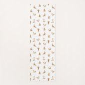 Border collie hond yoga yogamat (Voorkant)
