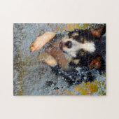 Border Collie Honden. Legpuzzel (Horizontaal)