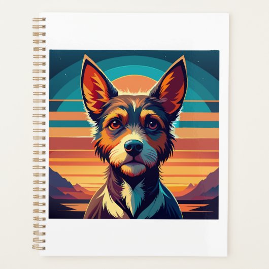 Border Collie honden shirt Planner (Voorkant)