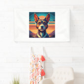 Border Collie honden T-shirt Spandoek (Insitu)