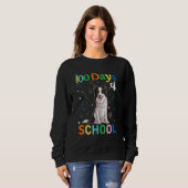 Border Collie-hondenliefhebbers Leraar Student 100 Trui (Voorkant volledig)