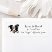 Border Collie Hondenras Pet Lovers Etiket (Insitu)