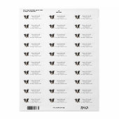 Border Collie Hondenras Pet Lovers Etiket (Full Sheet)