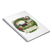 Border Collie Hondenuitlater Aangepaste Notitieboe Notitieboek (Rechterzijde)
