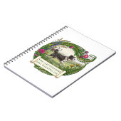 Border Collie Hondenuitlater Aangepaste Notitieboe Notitieboek (Linkerzijde)
