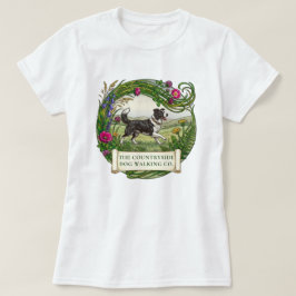 Border Collie Hondenuitlater Aangepaste T-Shirt
