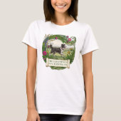 Border Collie Hondenuitlater Aangepaste T-Shirt (Voorkant)