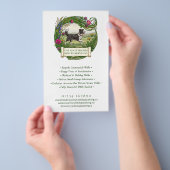 Border Collie Hondenuitlater Aangepaste Zakelijke Flyer (Hand)