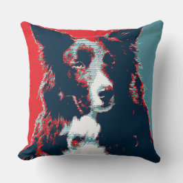 Border Collie Hope Parody Poster Kussen