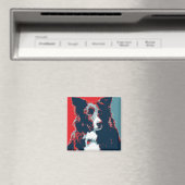 Border Collie Hope Parody Poster Magneet (Insitu (Vaatwasser))
