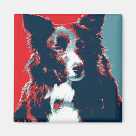 Border Collie Hope Parody Poster Magneet
