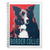 Border Collie Hope Parody Poster Notitieboek (Voorkant)