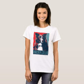Border Collie Hope Parody Poster T-shirt (Voorkant volledig)