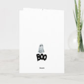 Border Collie Howl-o-Ween Groet Kaart (Achterkant)