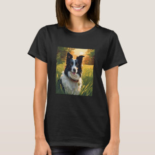 border collie huisdier hond t-shirt