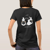 Border Collie - ik heb gehoord.. dus ik ben Shirt (Achterkant)