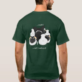 Border Collie - ik heb gehoord.. dus ik ben Shirt (Achterkant)