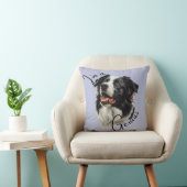 Border Collie 'I'm a Genius' .Leuk en slim ontwerp Kussen (Stoel)